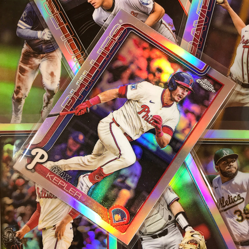 2025 Topps Chrome Update MLB LOGAN EVANS Rookie Base Refractor #USC194