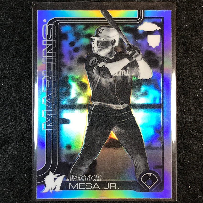 2025 Topps Chrome Update MLB VICTOR MESA JR. Rookie Negative Refractor #USC4