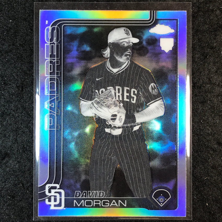2025 Topps Chrome Update MLB DAVID MORGAN Rookie Negative Refractor #USC33