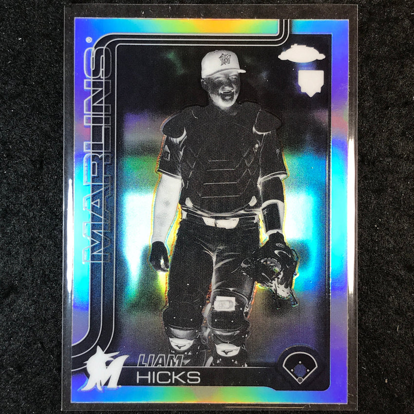 2025 Topps Chrome Update MLB LIAM HICKS Rookie Negative Refractor #USC86