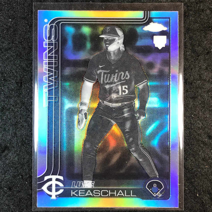2025 Topps Chrome Update MLB LUKE KEASCHALL Rookie Negative Refractor #USC106