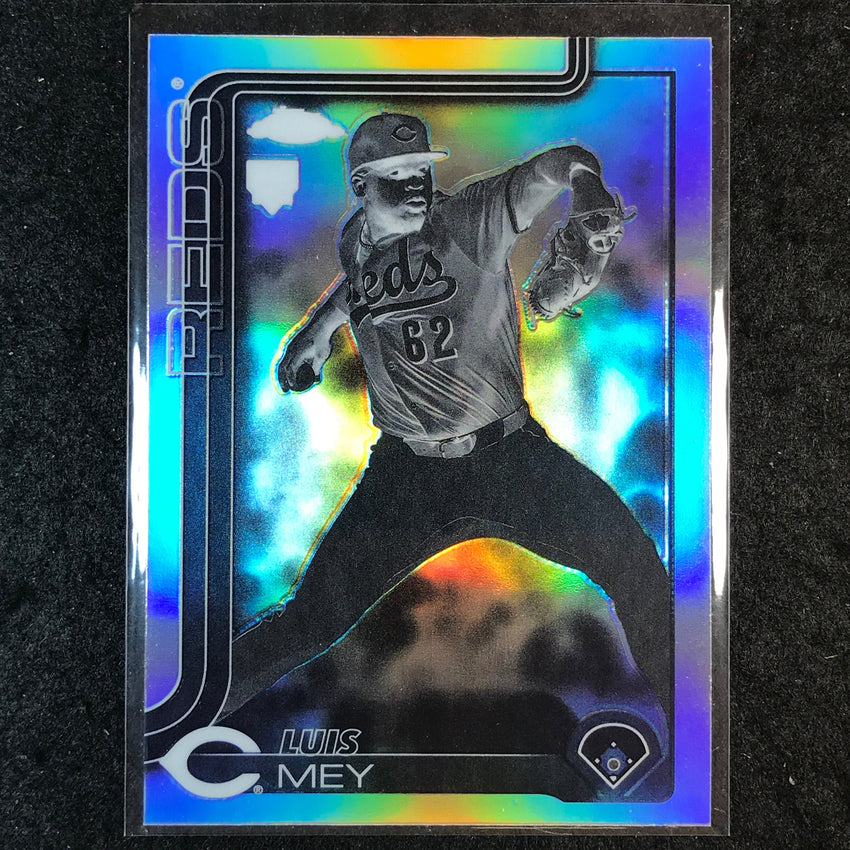2025 Topps Chrome Update MLB LUIS MEY Rookie Negative Refractor #USC140