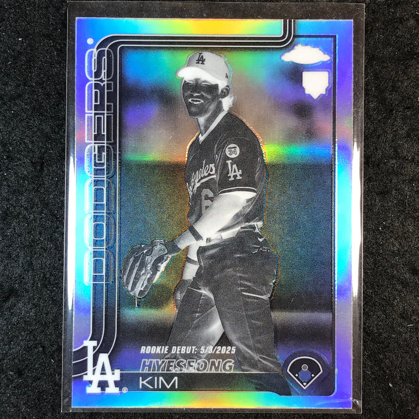 2025 Topps Chrome Update MLB HYESEONG KIM Rookie Negative Refractor #USC149