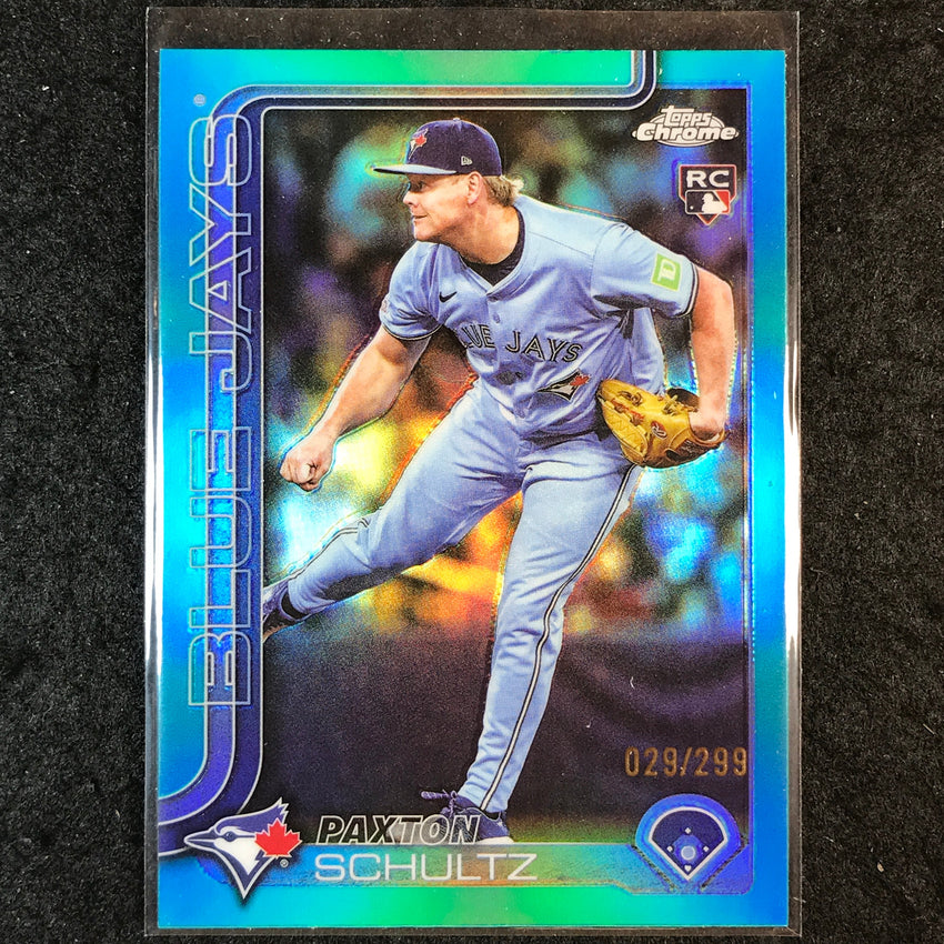 2025 Topps Chrome Update MLB PAXTON SCHULTZ Rookie Teal 29/299 #101