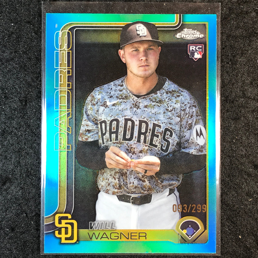 2025 Topps Chrome Update MLB WILL WAGNER Rookie Teal 93/299 #111