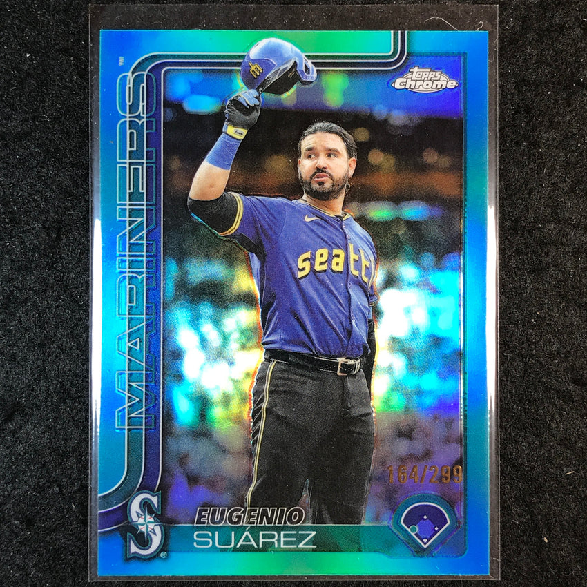 2025 Topps Chrome Update MLB EUGENIO SUAREZ Teal 164/299 #125