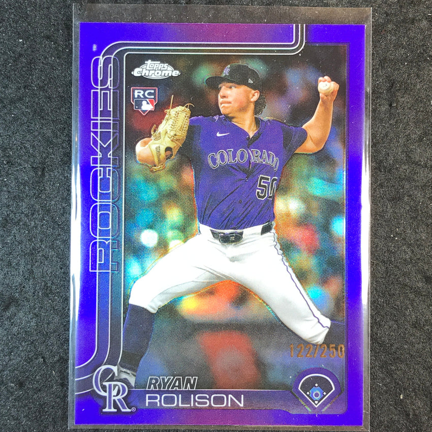 2025 Topps Chrome Update MLB RYAN ROLISON Rookie Purple 122/250 #123