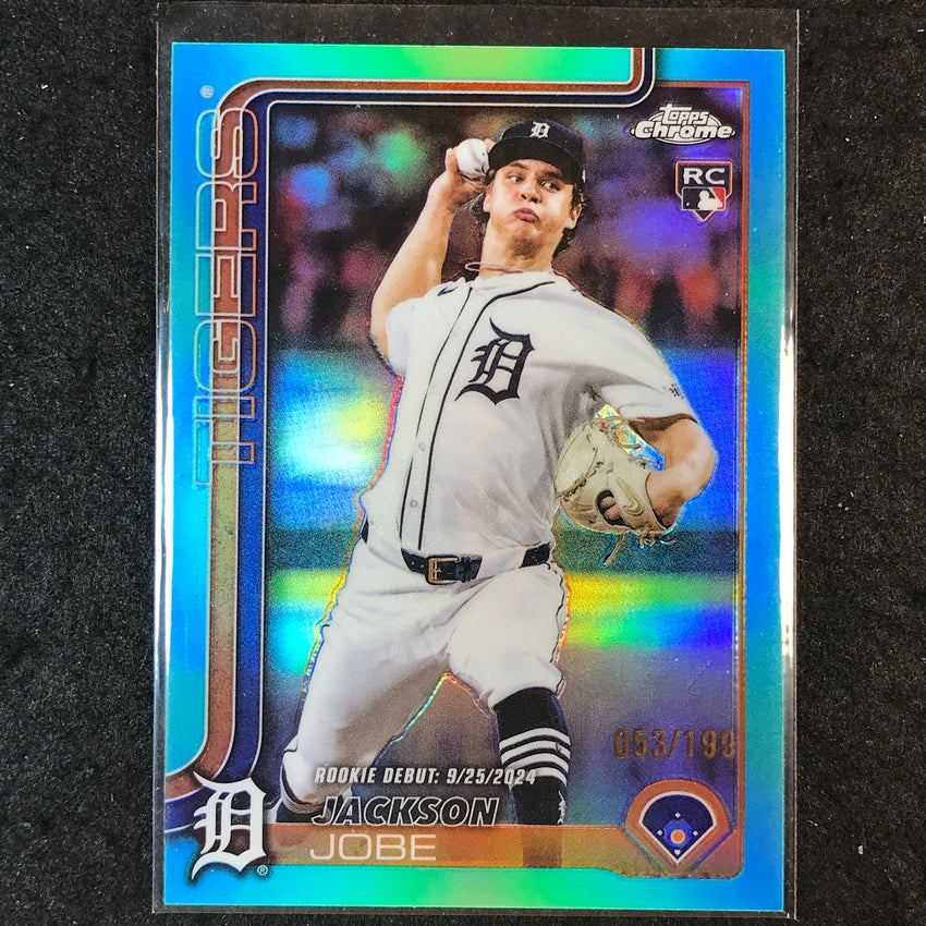 2025 Topps Chrome Update MLB JACKSON JOBE Rookie Aqua 53/199 #48