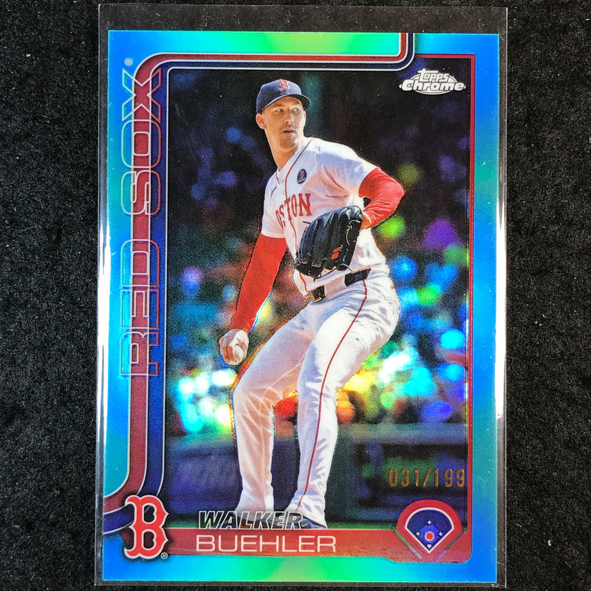 2025 Topps Chrome Update MLB WALKER BUEHLER Aqua 31/199 #55