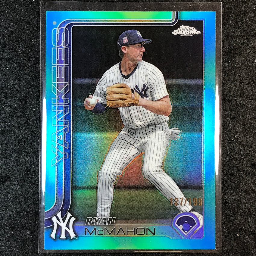 2025 Topps Chrome Update MLB RYAN MCMAHON Aqua 127/199 #66