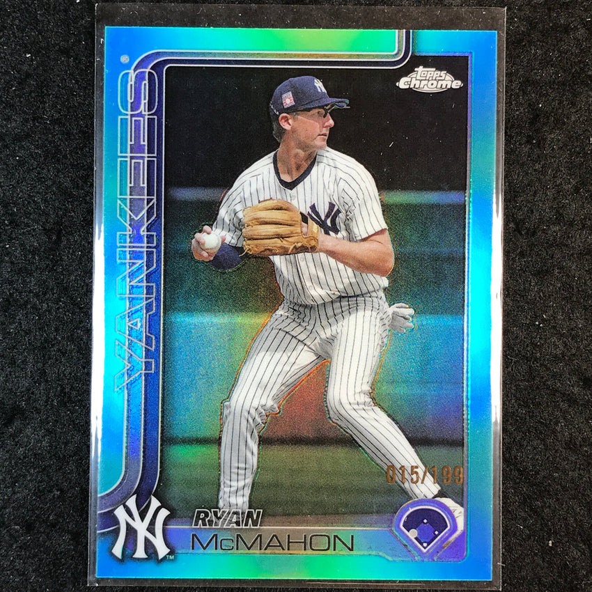 2025 Topps Chrome Update MLB RYAN MCMAHON Aqua 15/199 #66