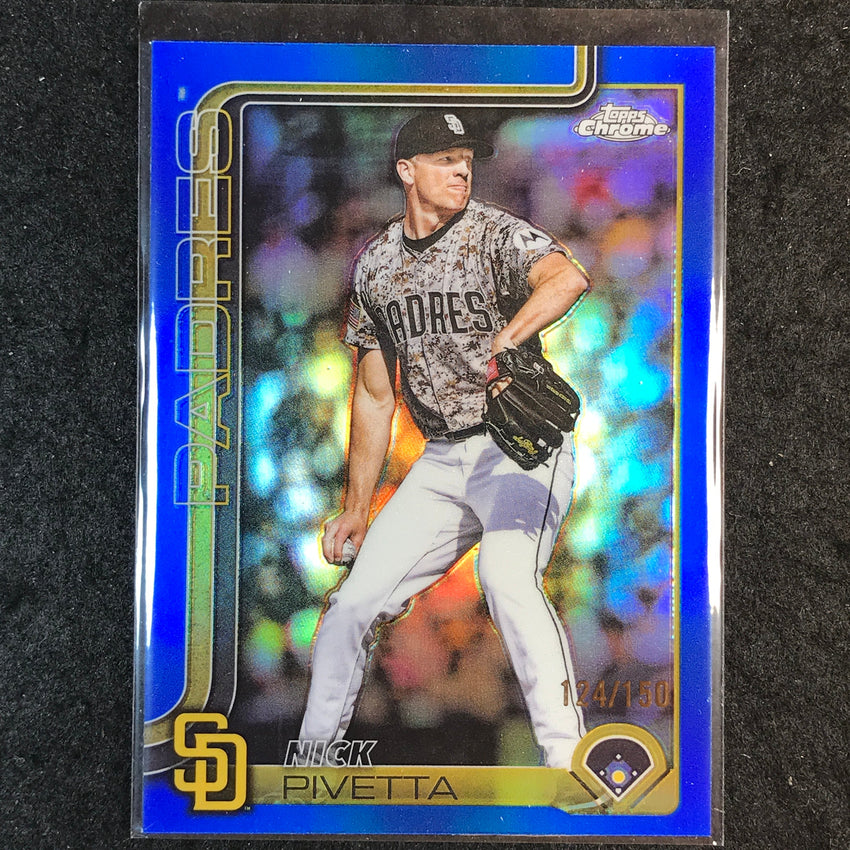 2025 Topps Chrome Update MLB NICK PIVETTA Blue 124/150 #114