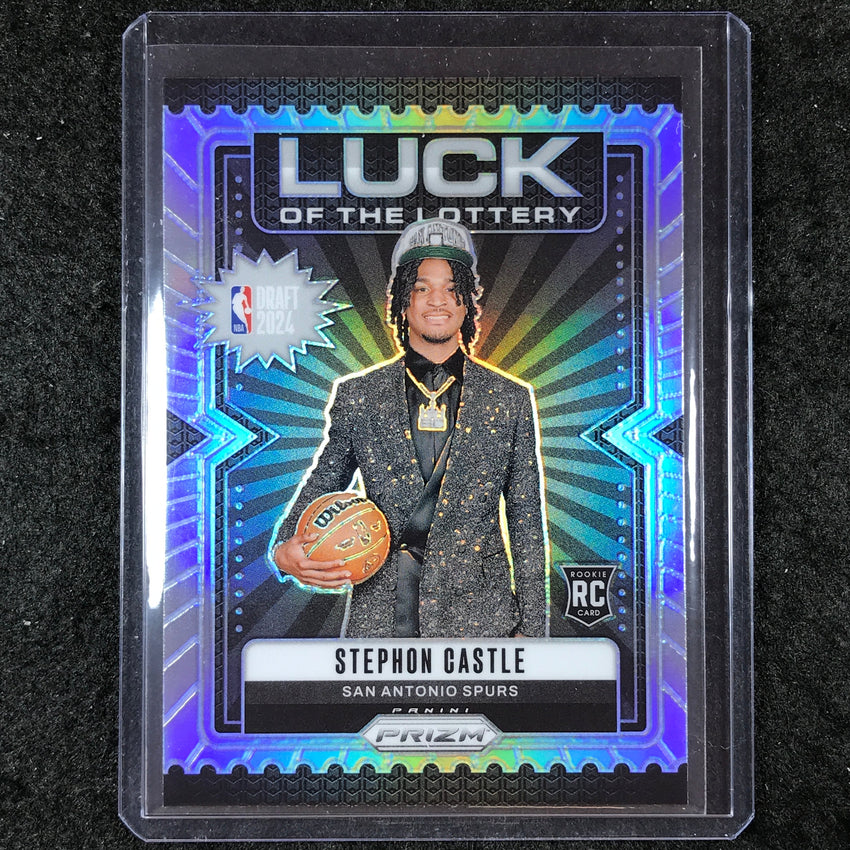 2024-25 Prizm STEPHON CASTLE Luck of the Lottery Rookie Silver #12