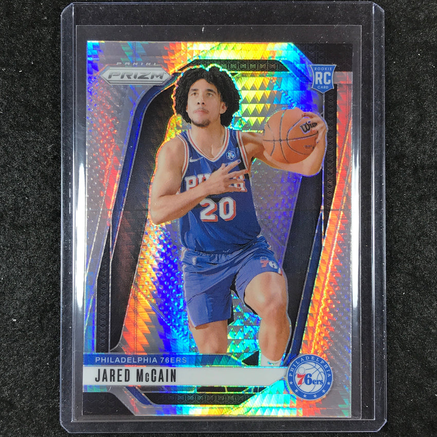 2024-25 Prizm JARED MCCAIN Rookie Base Hyper #222