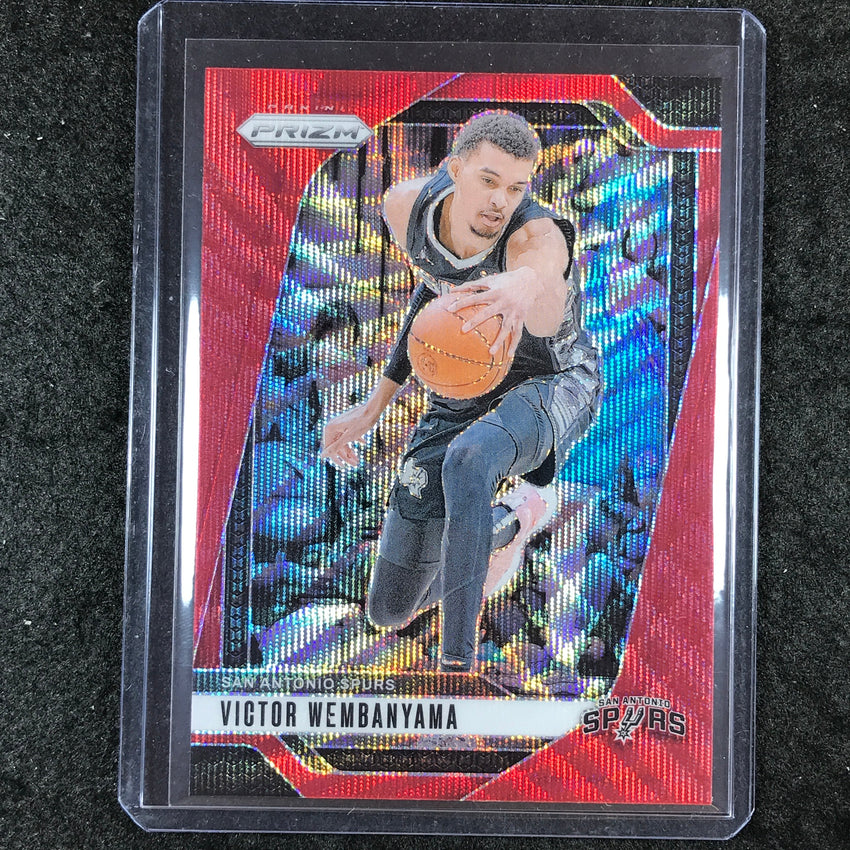 2024-25 Prizm VICTOR WEMBANYAMA Base Ruby Wave #172