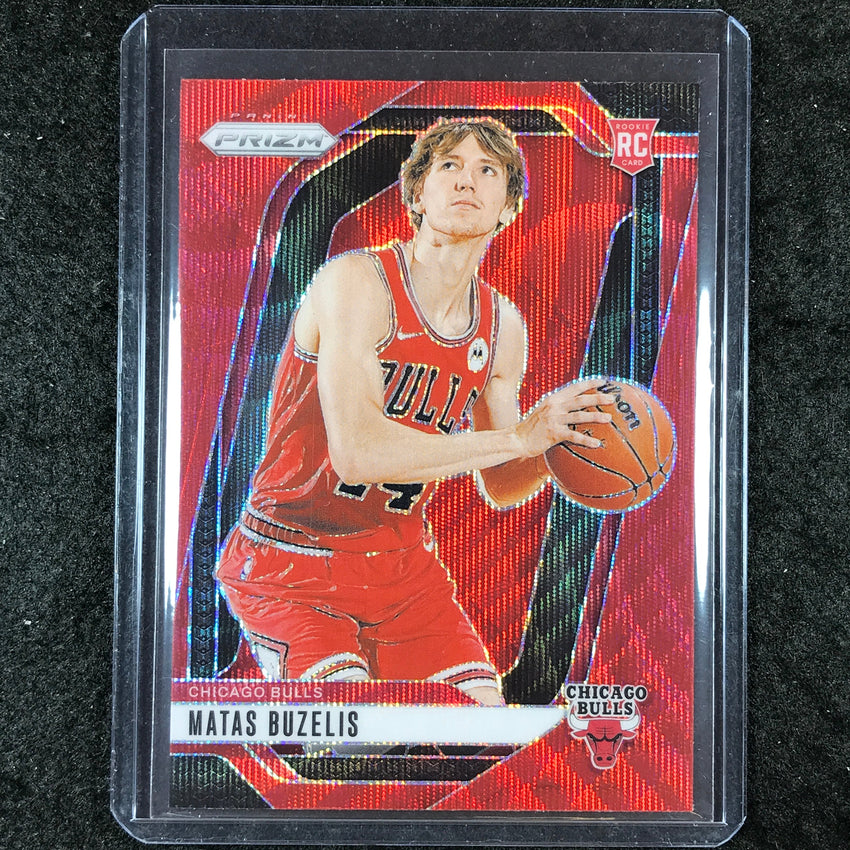 2024-25 Prizm MATAS BUZELIS Rookie Base Ruby Wave #252