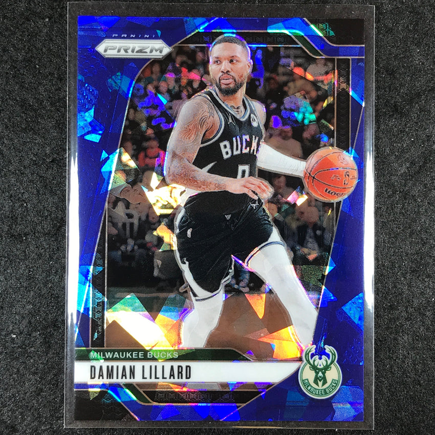 2024-25 Prizm DAMIAN LILLARD Base Blue Ice /125 #90