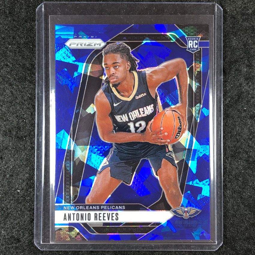 2024-25 Prizm ANTONIO REEVES Rookie Base Blue Ice /125 #253