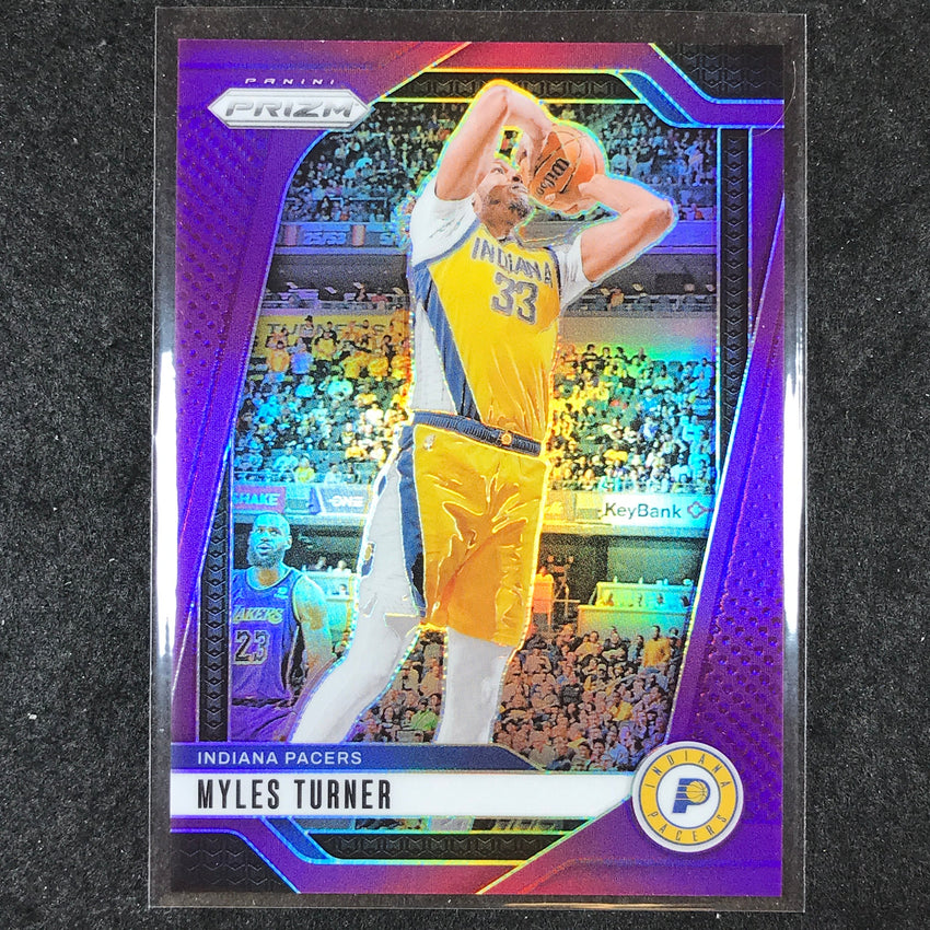 2024-25 Prizm MYLES TURNER Base Purple 80/99 #115