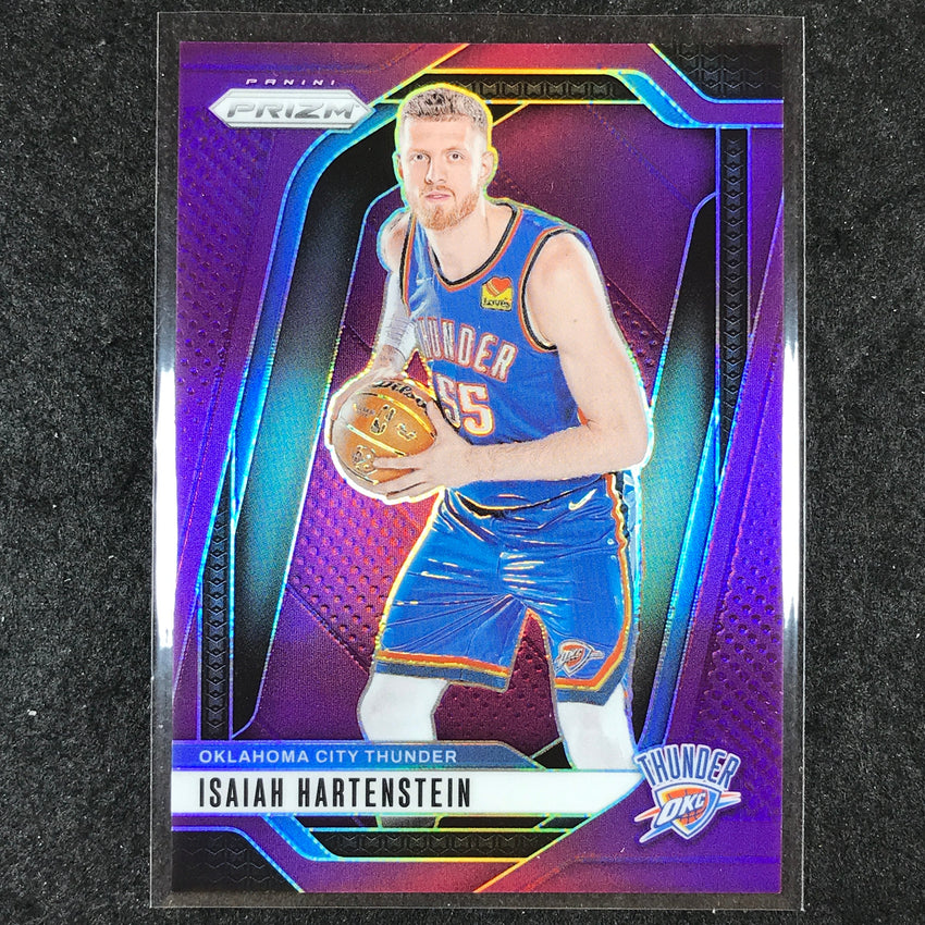 2024-25 Prizm ISAIAH HARTENSTEIN Base Purple 9/99 #154