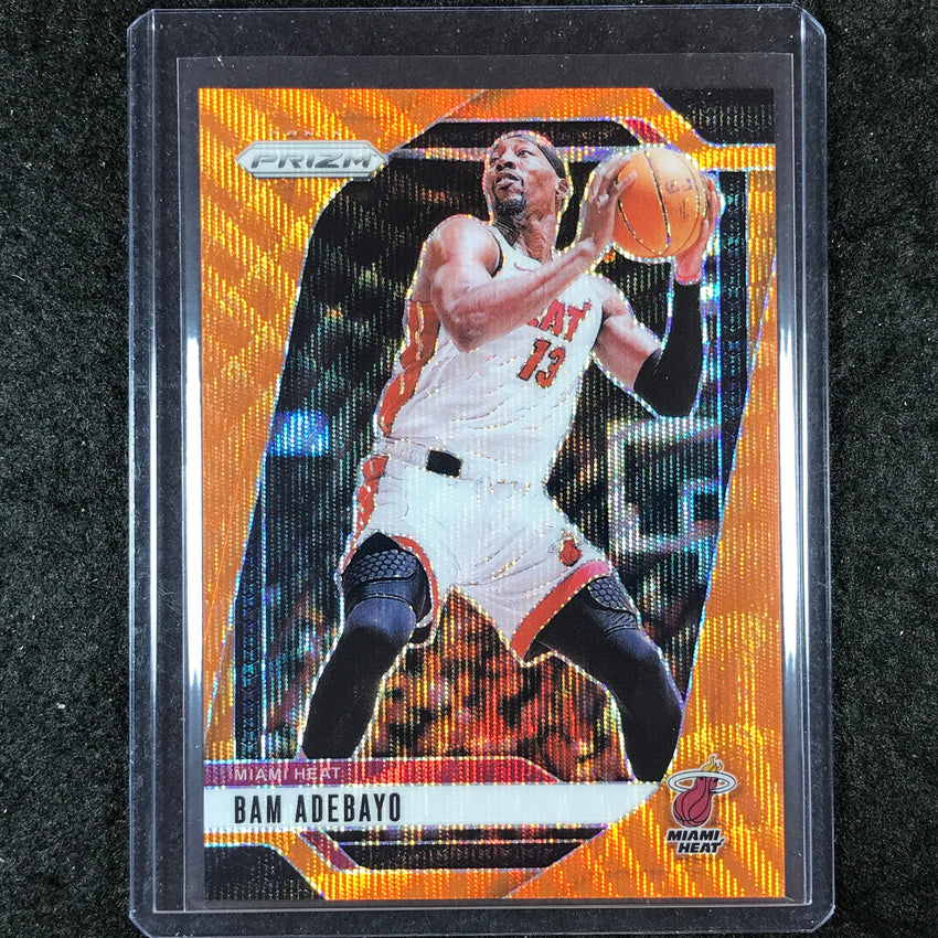 2024-25 Prizm BAM ADEBAYO Base Orange Wave 55/60 #97