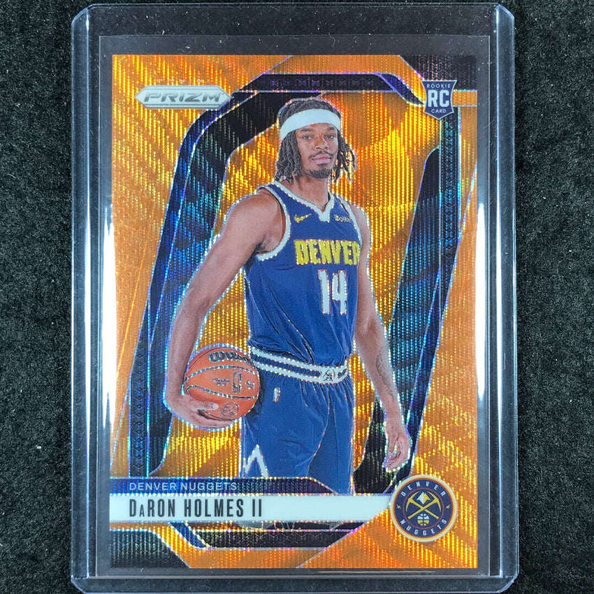2024-25 Prizm DARON HOLMES II Rookie Base Orange Wave 7/60 #235