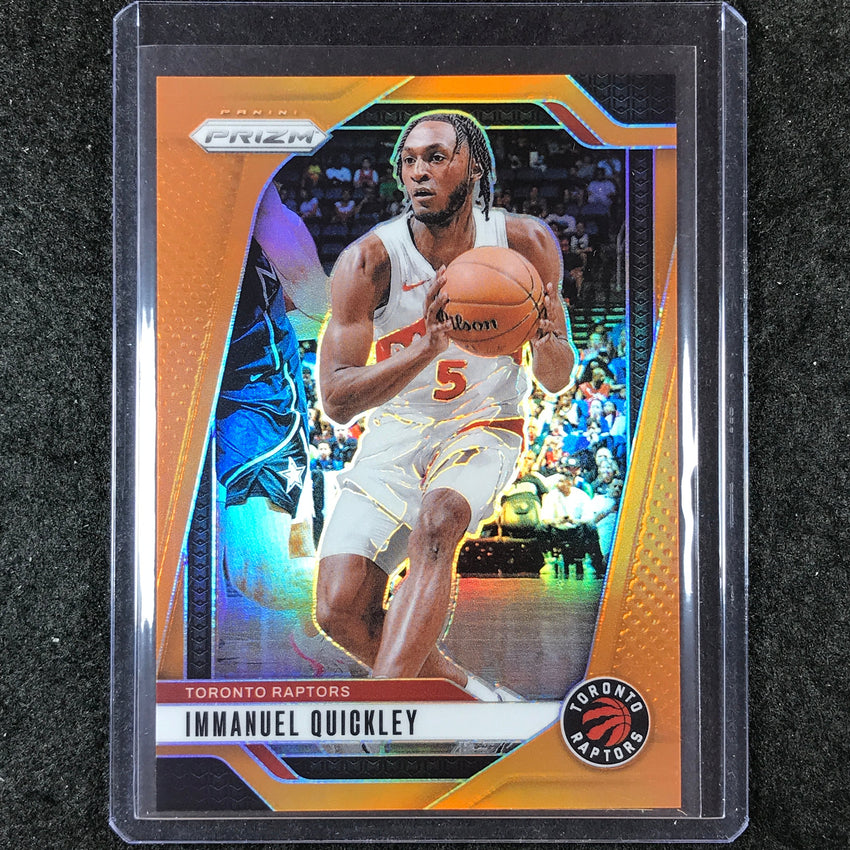 2024-25 Prizm IMMANUEL QUICKLEY Base Orange 21/49 #78