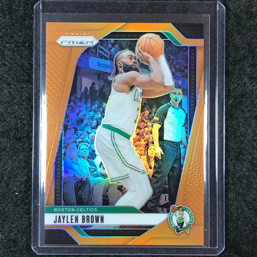 2024-25 Prizm JAYLEN BROWN Base Orange 12/49 #139