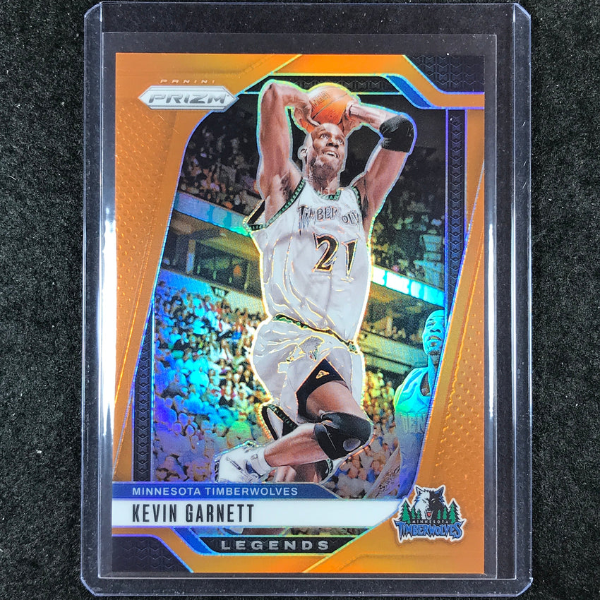 2024-25 Prizm KEVIN GARNETT Legends Base Orange 10/49 #283