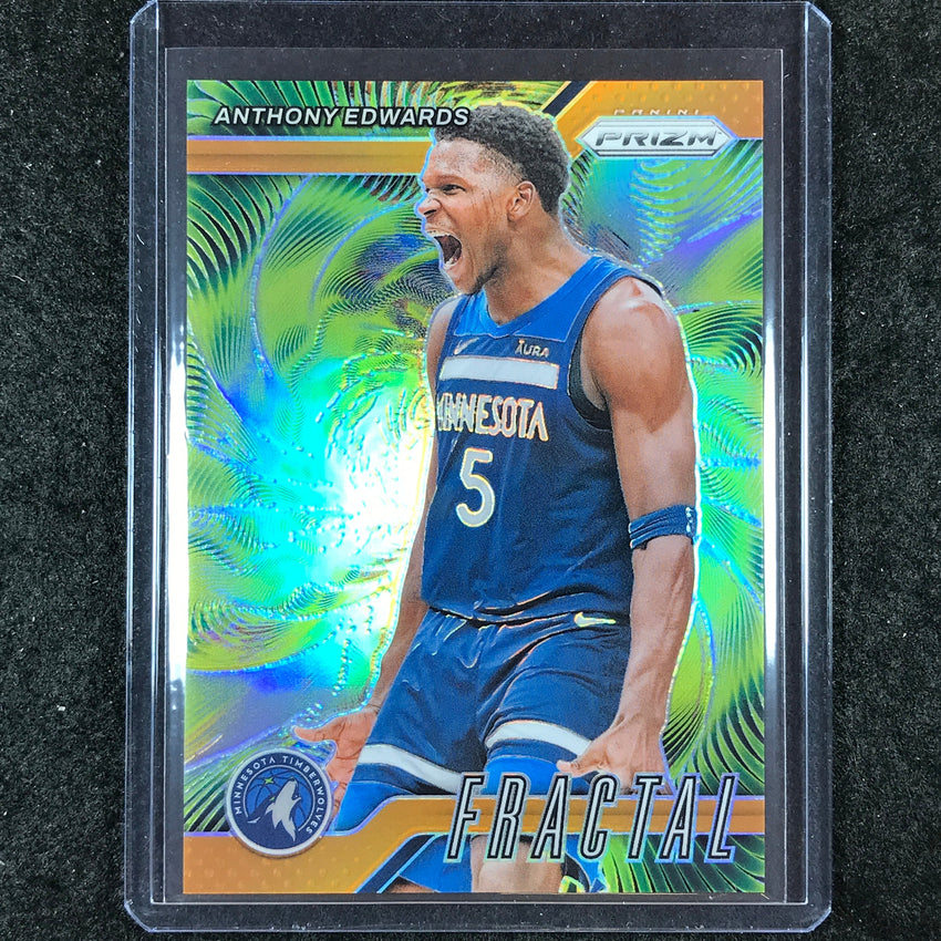 2024-25 Prizm ANTHONY EDWARDS Fractal Orange 9/49 #5
