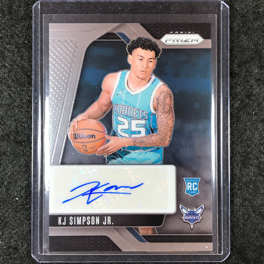 2024-25 Prizm KJ SIMPSON JR. Rookie Signatures Auto Base #KJS