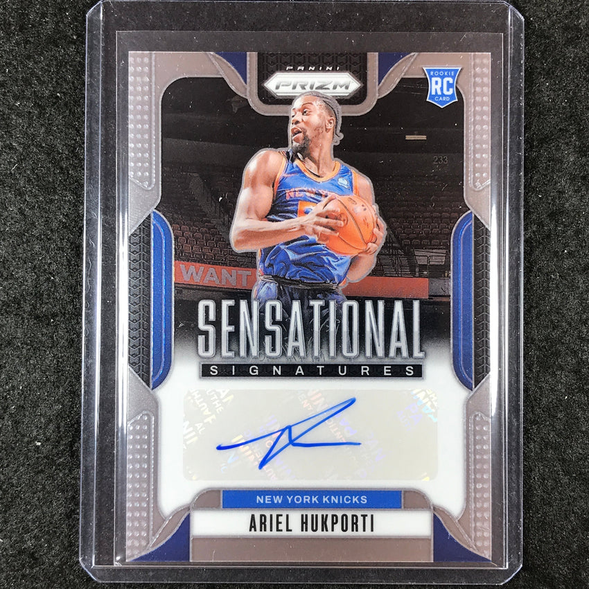 2024-25 Prizm ARIEL HUKPORTI Sensational Signatures Rookie Auto Base #AHK