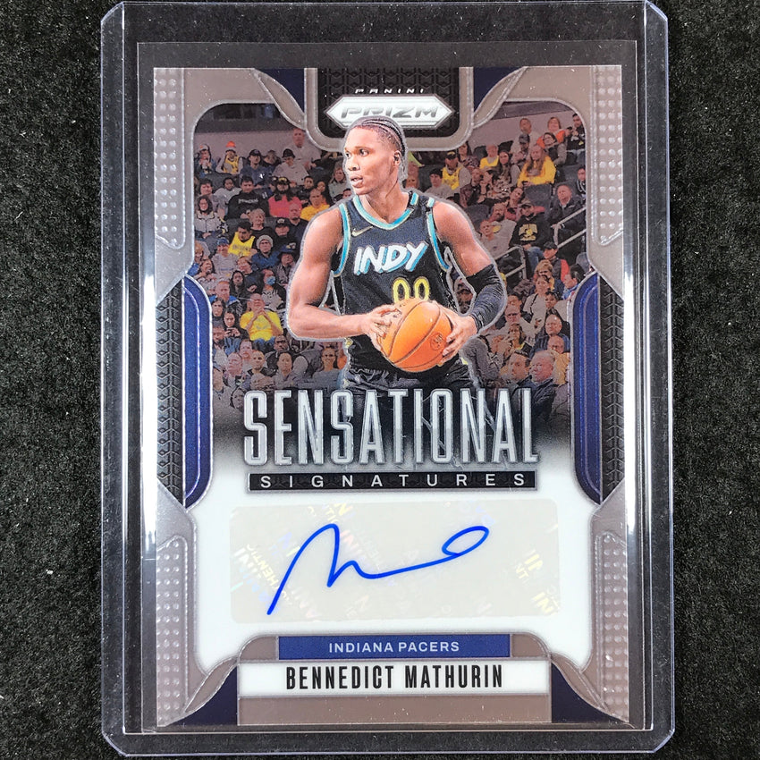 2024-25 Prizm BENNEDICT MATHURIN Sensational Signatures Auto Base #BMP