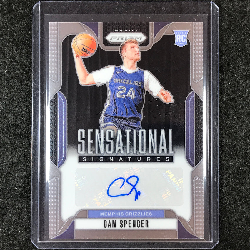 2024-25 Prizm CAM SPENCER Sensational Signatures Rookie Auto Base #CSG