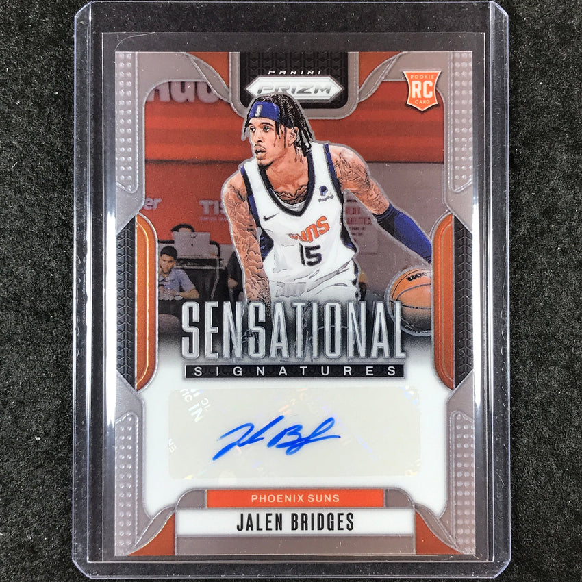2024-25 Prizm JALEN BRIDGES Sensational Signatures Rookie Auto Base #JBS