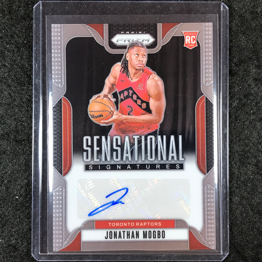 2024-25 Prizm JONATHAN MOGBO Sensational Signatures Rookie Auto Base #JNM