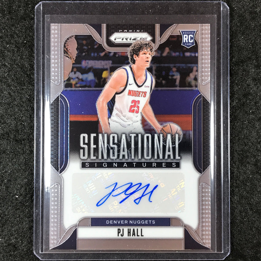 2024-25 Prizm PJ HALL Sensational Signatures Rookie Auto Base #PJH