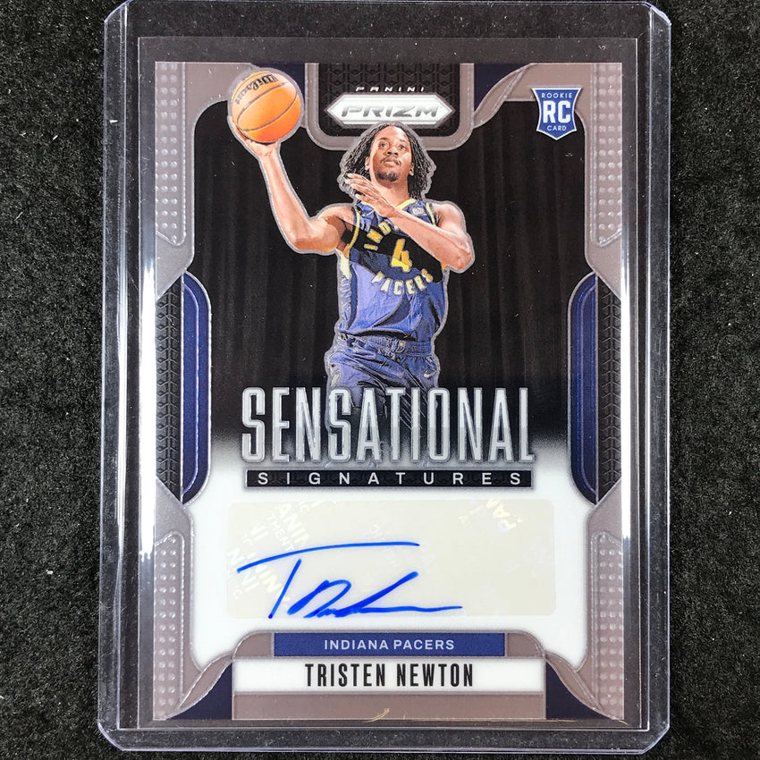 2024-25 Prizm TRISTEN NEWTON Sensational Signatures Rookie Auto Base #TNP