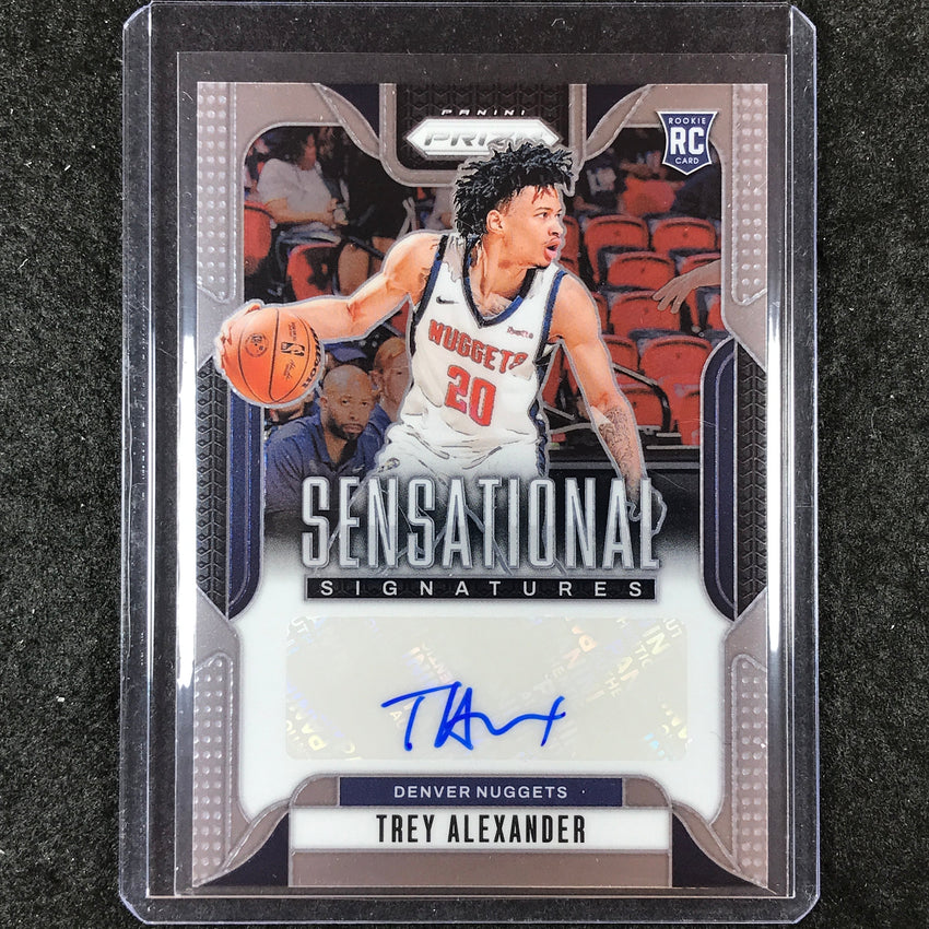 2024-25 Prizm TREY ALEXANDER Sensational Signatures Rookie Auto Base #TRA