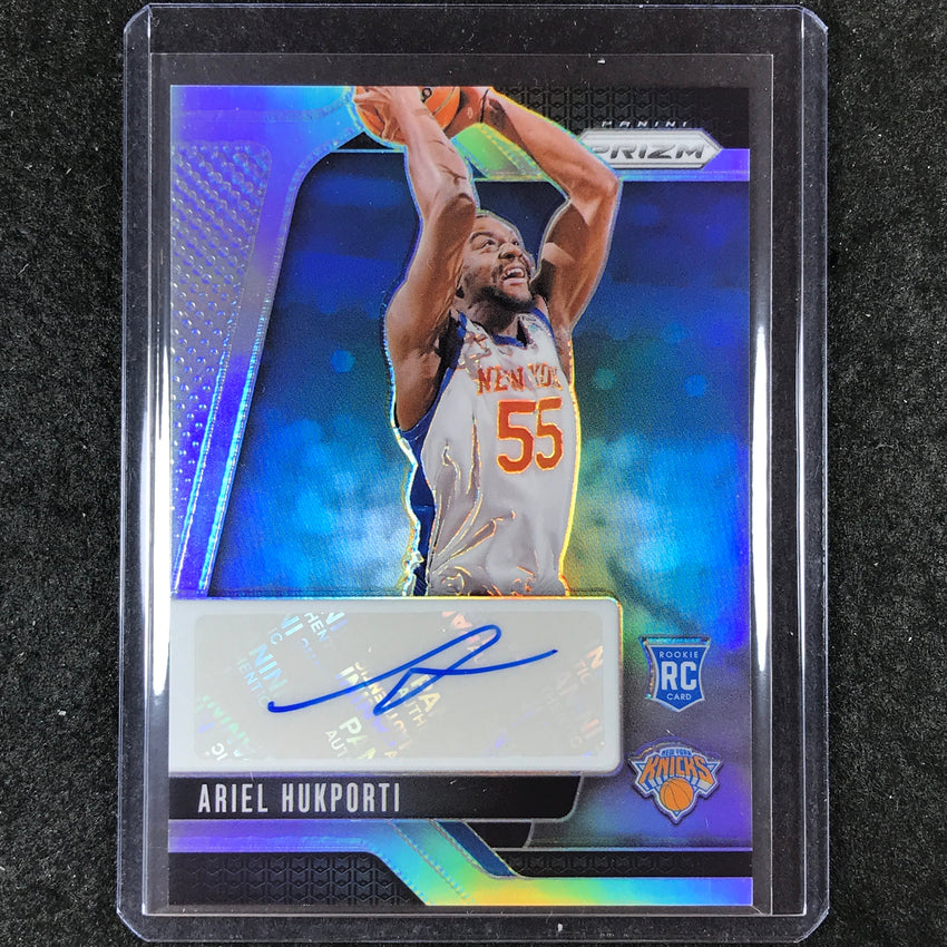 2024-25 Prizm ARIEL HUKPORTI Rookie Signatures Auto Silver Prizm #AHK