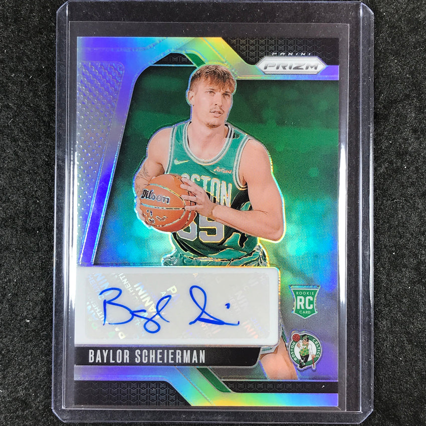 2024-25 Prizm BAYLOR SCHEIERMAN Rookie Signatures Auto Silver Prizm #BSC
