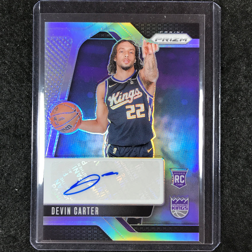 2024-25 Prizm DEVIN CARTER Rookie Signatures Auto Silver Prizm #DCK