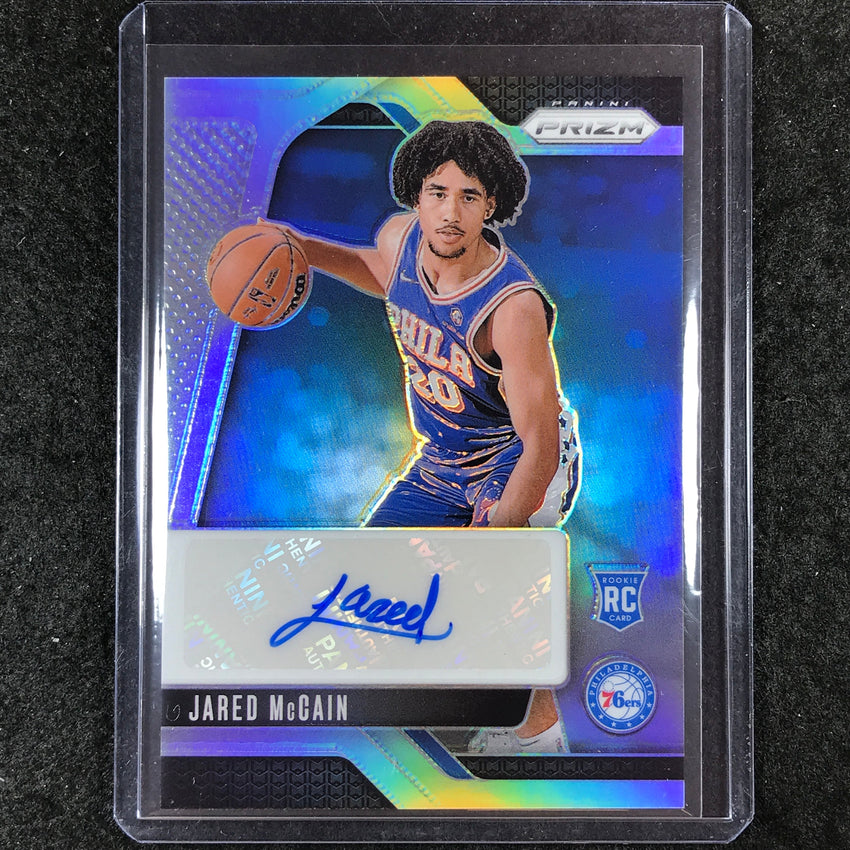 2024-25 Prizm JARED MCCAIN Rookie Signatures Auto Silver Prizm #JMC