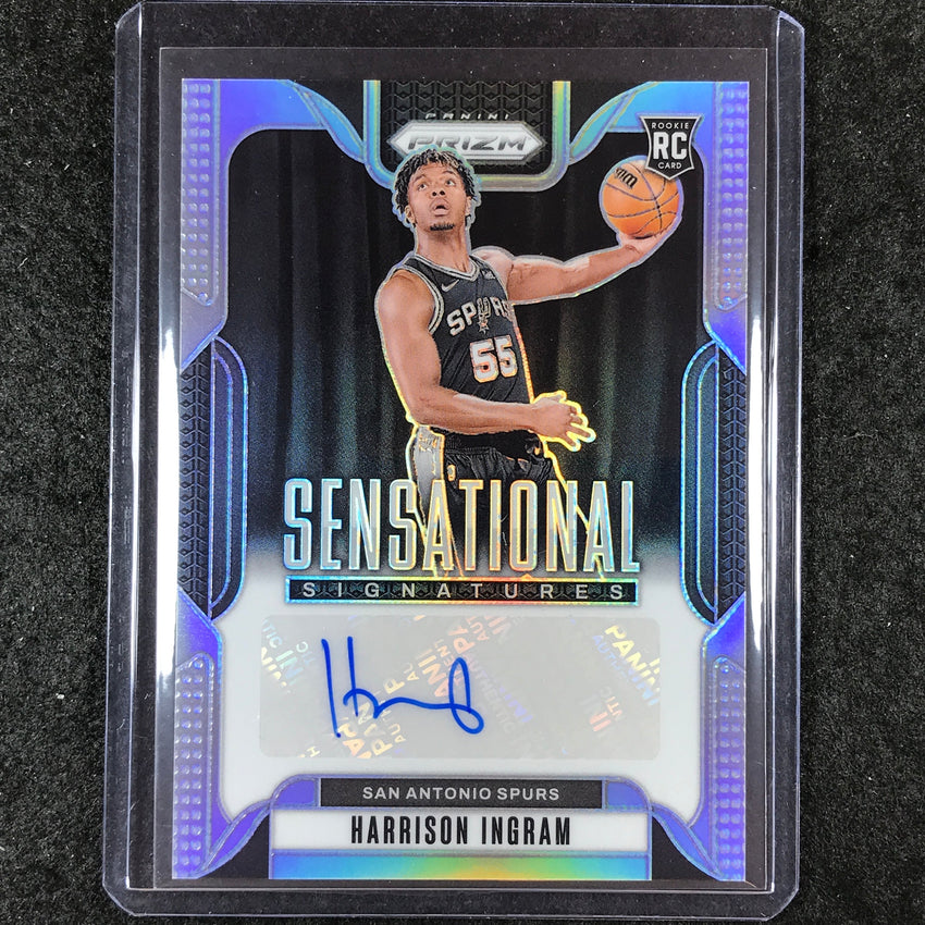 2024-25 Prizm HARRISON INGRAM Sensational Signatures Rookie Auto Silver #HRI