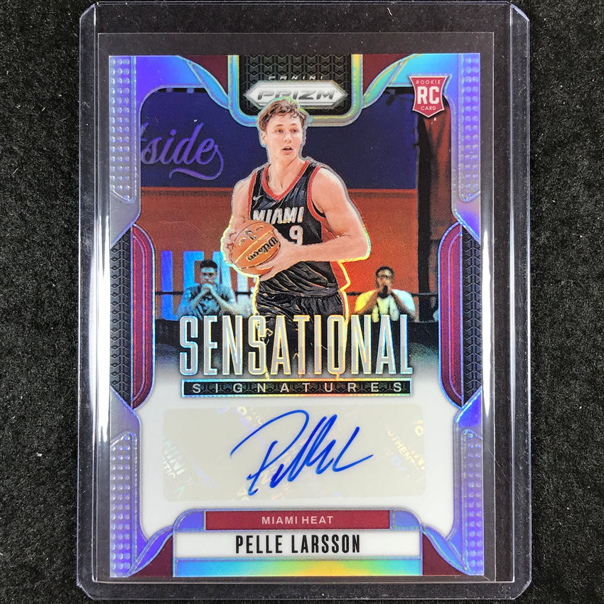 2024-25 Prizm PELLE LARSSON Sensational Signatures Rookie Auto Silver Prizm #PLL