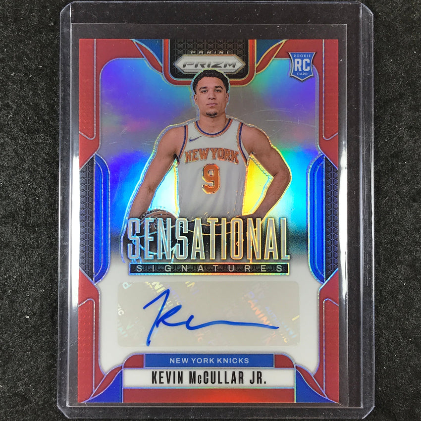 2024-25 Prizm KEVIN MCCULLAR JR. Sensational Signatures Auto Red 1/99