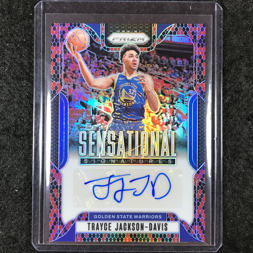 2024-25 Prizm TRAYCE JACKSON-DAVIS Sensational Signatures Auto Snakeskin 15/15