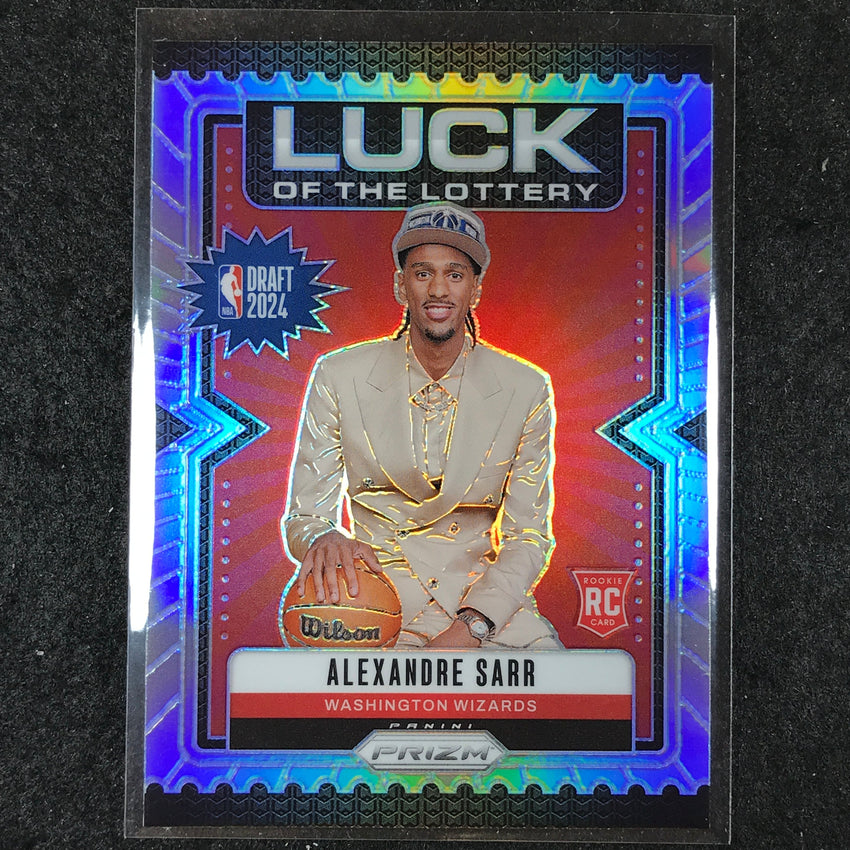 2024-25 Prizm ALEXANDRE SARR Luck of the Lottery Rookie Silver #6
