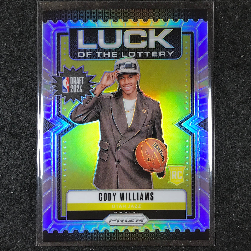2024-25 Prizm CODY WILLIAMS Luck of the Lottery Rookie Silver #7