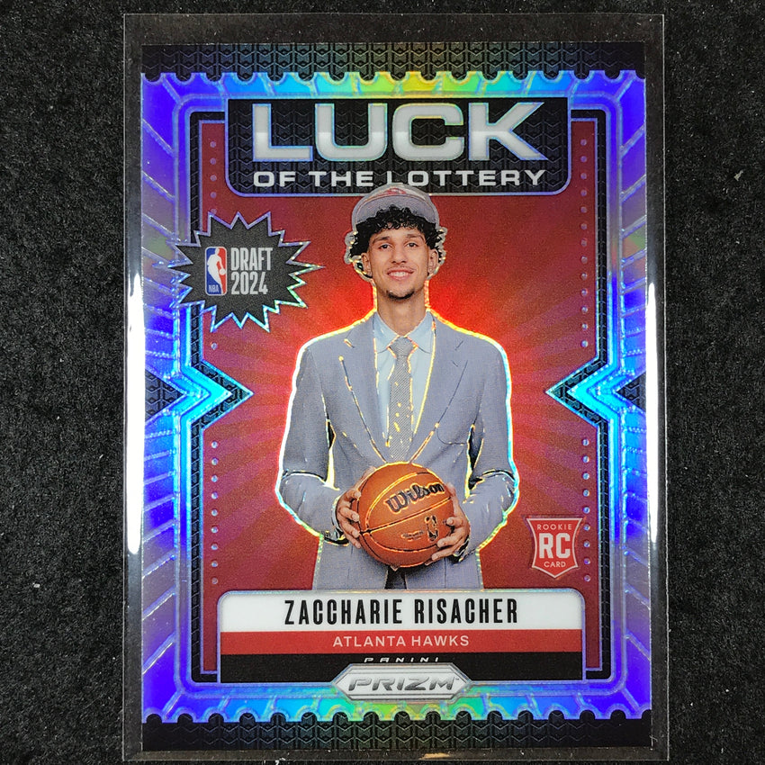 2024-25 Prizm ZACCHARIE RISACHER Luck of the Lottery Rookie Silver #10